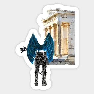 Blue Wings Sticker